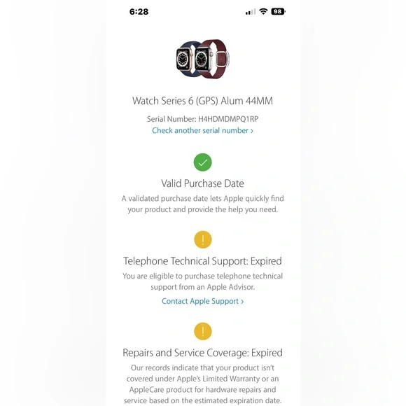 Apple Watch Series 6 GPS 44mm - Picture 4 of 15